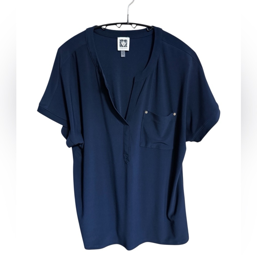 Anne Klein Midnight Blue Shirt